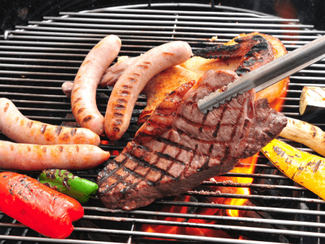 【定番】＜BBQグランピング＞ぶどうの樹オリジナルステーキ＆魚介のアクアパッツア鍋付スタンダードグルメプラン