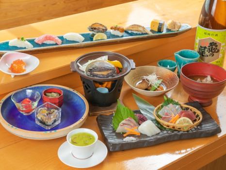 海の彩【海辺の鮨宿-SUSHIYADO-】海を見ながら本格鮨コースを味わうひと時を！ワンランク上の博多鮨を。
