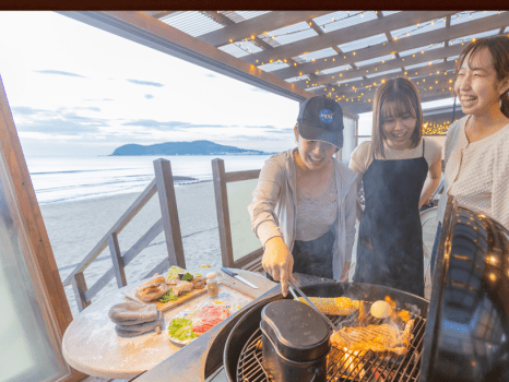【BBQdeお泊り誕生日会】メッセージプレートスイーツ付お部屋で楽しむ人気BBQプラン【1泊夕食BBQ＋スイーツ付】