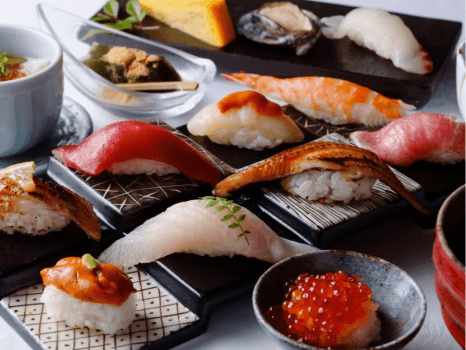 【海辺の鮨宿-UMINOIRO-】海を見ながらアニバーサリー鮨コースを味わうひと時！絶景コテージSTAYプラン【1泊2食付】