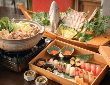 秋冬限定スペシャル【お部屋で鮨屋】豪華船盛り＆鮨＆あったか鍋を絶景海コテージで楽しむ、オトナの「鮨宿」STAY〈1泊夕食付〉