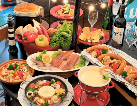 【冬季限定】最安9,800円~超トク!あったかチーズフォンデュと海鮮鍋&豪華3段スイーツ!こたつ・サウナ・焚火を満喫!冬のグランピングSTAY!(1泊夕食付) 【冬季限定】最安9,800円~超トク!あったかチーズフォンデュと海鮮鍋&豪華3段スイーツ!こたつ・サウナ・焚火を満喫!冬のグランピングSTAY!(1泊夕食付)