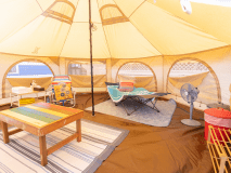 タケノコテント＆小部屋付（冷暖房完備）