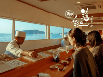 ＜平日限定でおトク＞海辺の鮨カウンターで味わうあわびづくし鮨コース＆海まで0秒！絶景コテージスペシャルSTAY＜1泊夕食付＞平日おトク旅でさらにおトクに！