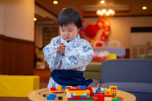 キッズコーナーでお子様も館内満喫♪