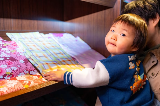 お子様浴衣も無料でお貸し出ししています♪