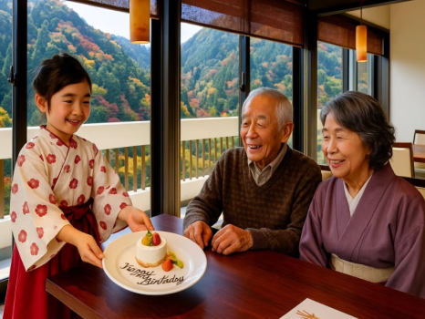 お子様接待サプライズ