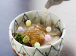 【朝食：鯛茶漬け】あっさりとした出汁をかけて味わう