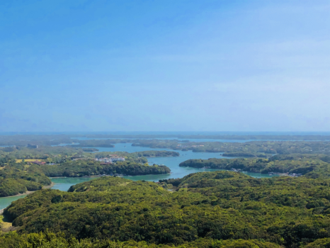 伊勢国立公園の景観は圧巻です