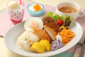 小人A（夕食：ロコモコプレート）｜ボリューム満点　黒潮荘オリジナルの「ロコモコプレート」　小学生コースです