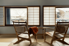 桜並木を望む部屋