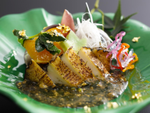 ～山陰の高級食材厳選の特選会席～　豪快！コリコリ鮑のステーキをメインに贅沢食材で吟味した至高の逸品