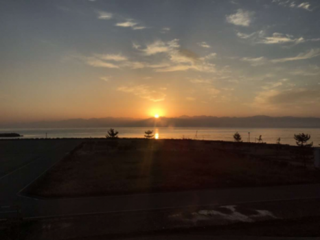 客室からの景色