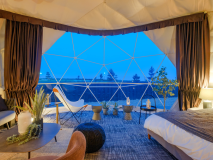 グランピングスイート「モダン」ゆっくりお過ごしください