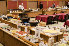 【あさまの田舎バイキング】山形の郷土料理や庄内地方の一夜干しなど、庄内の食文化を味わえるご朝食。