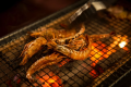 【庄内もっけバイキング】網焼きコーナー。ガサエビや豚串など、本格炭火で目の前で焼き上げる一品です。