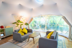 【最大6名／冷暖房完備】ドームテント5M（シュラフ6台）