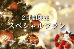 【2日間限定】クリスマススペシャルプラン (ホールケーキ・生ワイン1本付き)