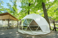 【最大4名／冷暖房完備】ドームテント4M（ベッド2台&ソファベッド2台）