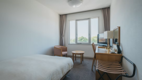 【禁煙】シングルルーム ダブルサイズベッド1台140×195