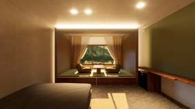 【禁煙】モデレート和洋室（ワイドダブル＋布団3組）