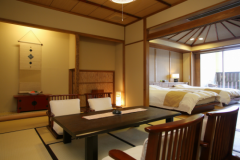 【特別室】和洋室◆海側・露天風呂付き◆2ベッド+布団◆禁煙