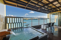 【特別室】和洋室◆海側・露天風呂付き◆2ベッド+布団◆禁煙