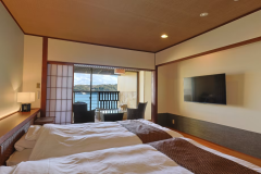 【ツインベッド38平米】◆海側・露天風呂付き◆～2名様◆禁煙