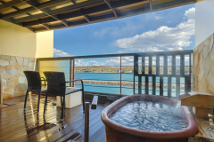 【ツインベッド46平米】◆海側・露天風呂付き◆～2名様◆禁煙