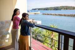 テラスからの島の風景をお楽しみください