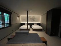 【別邸】和モダンの寛ぎ空間 光明石温泉風呂付ツインルーム 2階【40㎡】