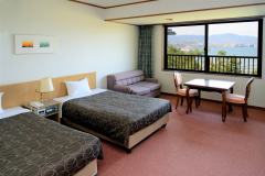 Western-style twin room◇Non-smoking【Ocean side】