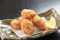 別注料理のカキフライ。本場の牡蠣はプリプリジューシーです！