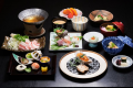 月替り会席・冬の献立イメージです。通常11~3月にかけて名産の牡蠣が入ってまいります。