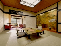 【木の館-スタンダード客室-】古き良き和の趣きを感じさせる佇まい――。