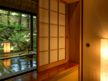 【木心亭-檜露天風呂付客室-】親しみと温もりを感じる“檜露天風呂”を気兼ねなく。