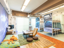 【個室8名】宇宙部屋　宇宙と一体！？　バス・トイレ共用　禁煙