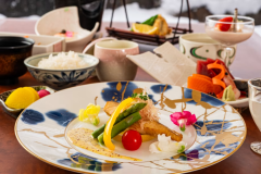 ＜料理一例＞創作会席膳☆メイン料理は常磐物の旬魚