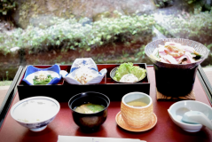 温泉お楽しみプラン☆夕食簡単定食一例