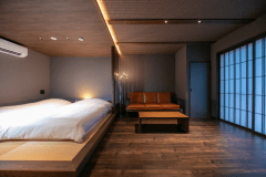 【スタンダード客室／平屋】露天風呂付き客室・南向き