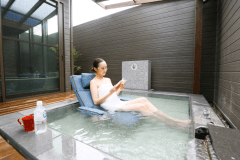 【スイート離れ／平屋・４ベッド／109.2平米】昇降式浴槽の露天風呂&内湯付き離れ～彩月庵～