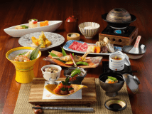 【旬彩会席】季節の食材を使った清姫のスタンダードな会席です／写真は一例