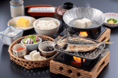 ベストレート【ビジネス・お一人様旅行に】朝食はクチコミでも人気の選べる干物が付いた和食膳◎駐車料金半額！1泊朝食