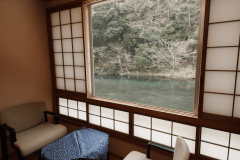 夢酔庵　川沿い和室　６畳 　ユニットタイプ源泉かけ流し温泉付