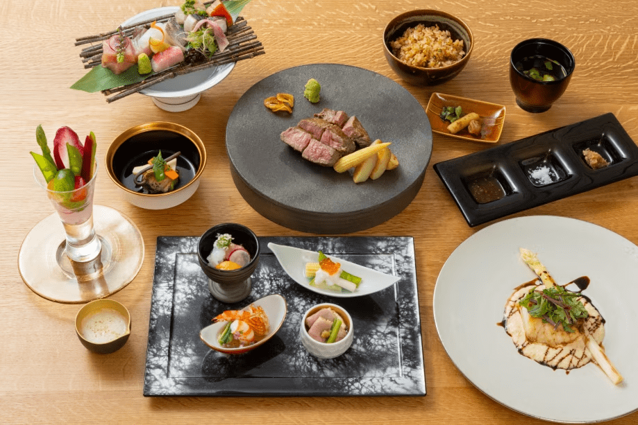 【鉄板焼・六左衛門】和洋懐石鉄板焼【たまにはお昼からちょっと贅沢にlunchスタンダードrokuzaプラン12,800円】lunch日帰り専用