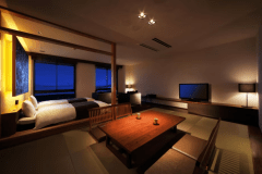 【和モダンクラシック】スタンダード客室（和室+ステージベット）広さ44㎡