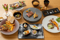 【鉄板焼・六左衛門】和洋懐石鉄板焼【最上級プレミア瑠璃コース】dinner 日帰り専用プラン(Day trip dinner)