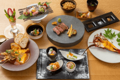 【鉄板焼・六左衛門】和洋懐石鉄板焼【納得のセレクト紺碧コース】dinner 日帰り専用プラン(Day trip dinner)