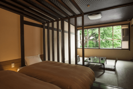 ※No Smoking※【The Main Building】Japanese-style Room with Bed/Bath Included ≪Japanese Modern Room≫