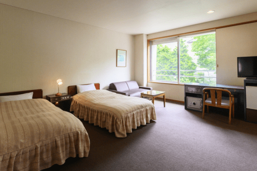 【The Guest Wing】Japanese-Western Style Room / With Bath ≪Family Room≫ ※Non-Smoking※